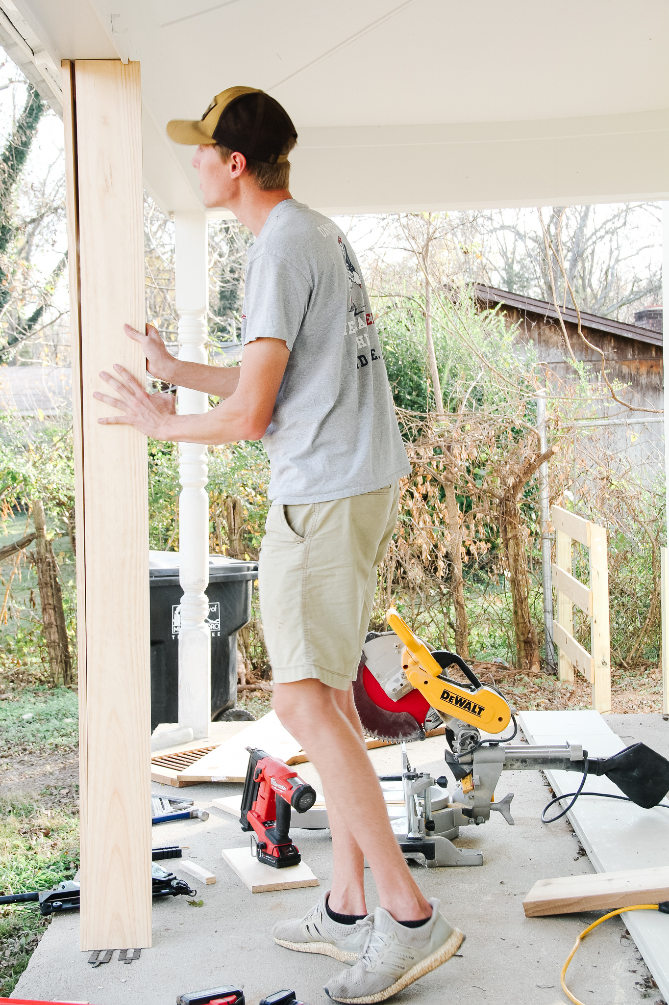 Boxed Out Porch Posts + Found Friday Week 14 - Fernway Home