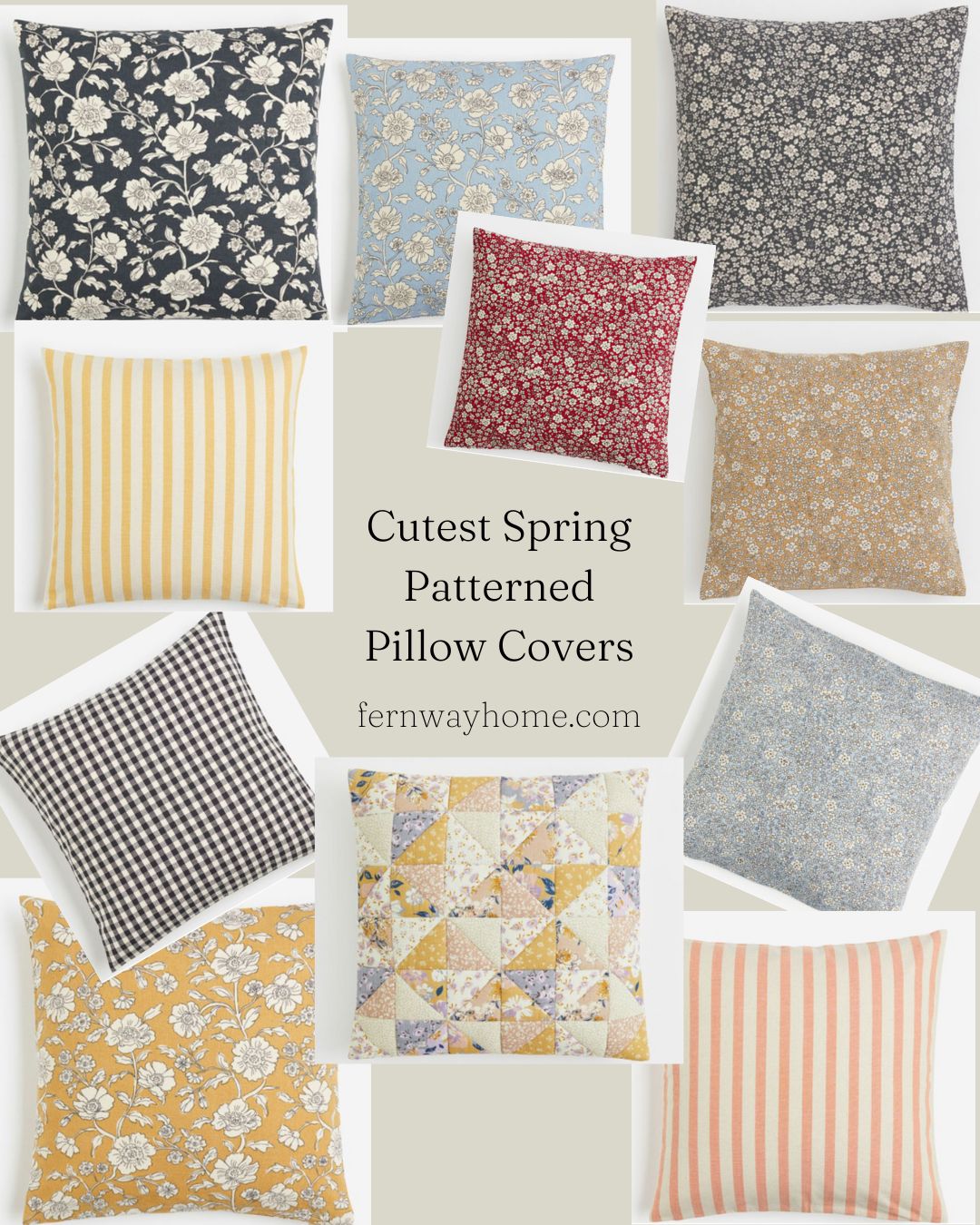 Spring Pillow Covers  8 Options – Vine & Nest